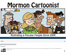 Tablet Screenshot of mormoncartoonist.com